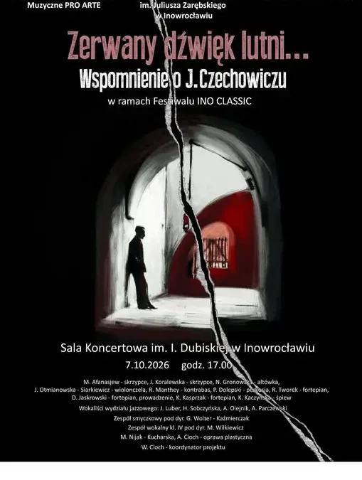 Inowrocław: koncert „Zerwany dźwięk lutni” – wspomnienie o Józefie Czechowiczu