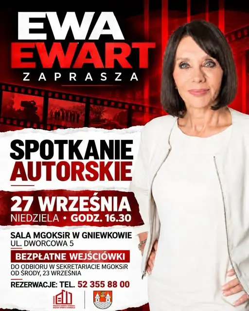 Ewa Ewart spotka się z mieszkańcami Gniewkowa. Wyjątkowe wydarzenie już 27 września