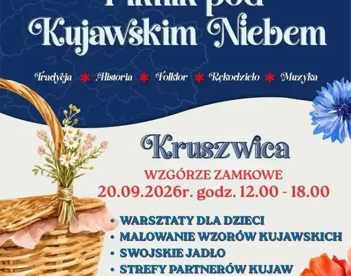 Piknik pod Kujawskim Niebem w Kruszwicy – tradycja, rękodzieło i zabawa
