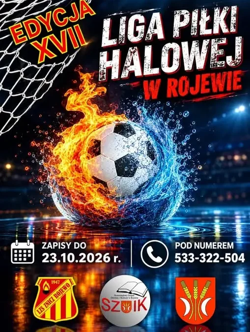 Rojewo: ruszyły zapisy do 17. edycji Ligi Halowej