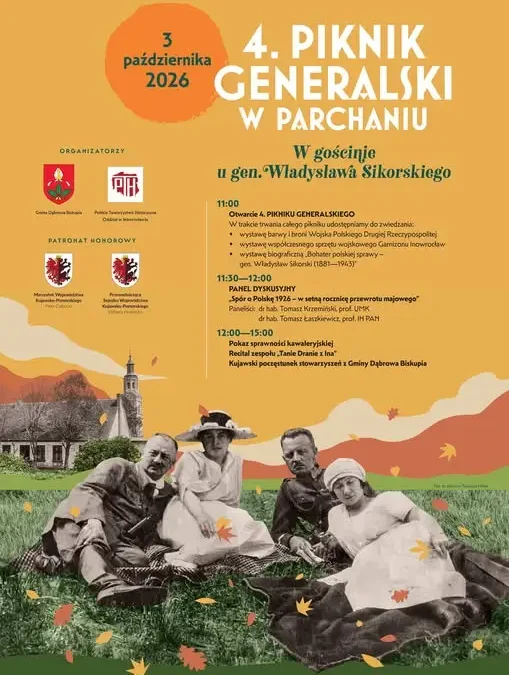 IV Piknik Generalski w gminie Dąbrowa Biskupia już 3 października
