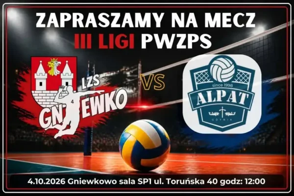 LZS Gniewko Gniewkowo wraca na parkiety 3 Ligi Siatkówki – pierwszy mecz już 4 października