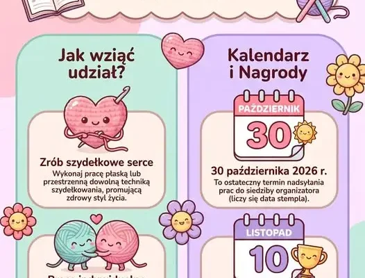 Międzynarodowy konkurs „Serce szydełkowe – życie zdrowe” w SP nr 14