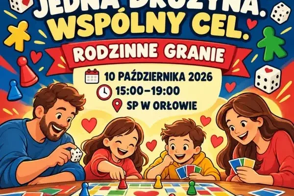 Rodzinne Granie w Orłowie – planszówki i pomoc dla pana Tabaczyńskiego