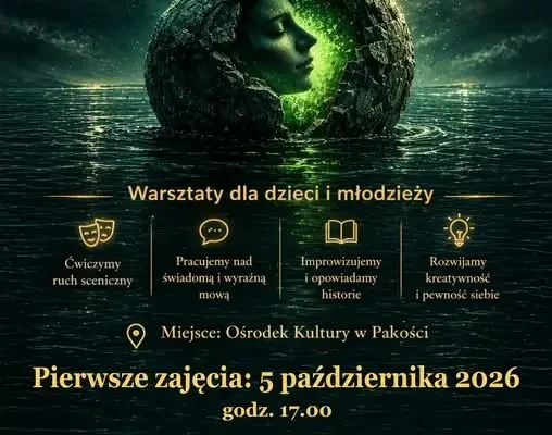 Teatr Szlif w Pakości zaprasza dzieci na zajęcia teatralne