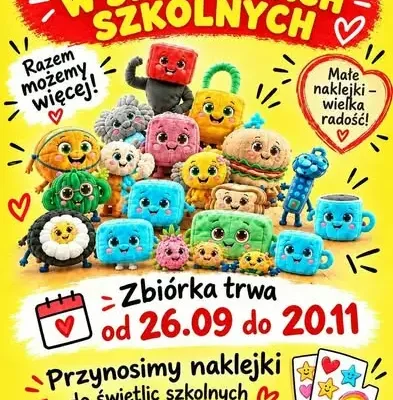 Onko akcja w Szkole Janikowo: zbierają naklejki dla dzieci
