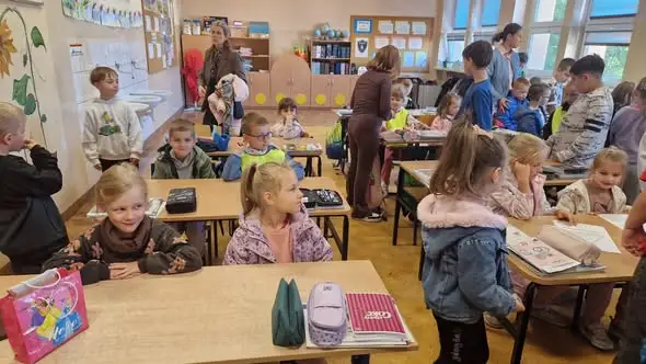 Przedszkolaki z Inowrocławia uczyły się o bezpiecznej drodze do szkoły