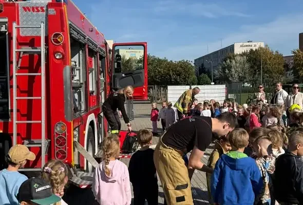 Próbna ewakuacja i pokazy strażackie w Kruszwicy