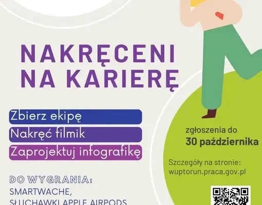Konkurs „Nakręceni na karierę” dla uczniów klas VII i VIII z Kruszwicy