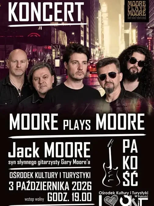 Pakość żegna salę widowiskową koncertem Moore Plays Moore