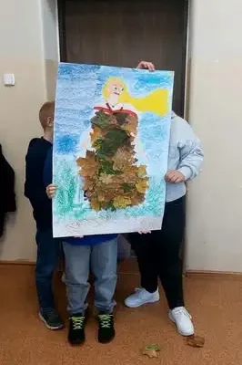 Jesienne warsztaty w klasie 3b – powstała Pani Jesień