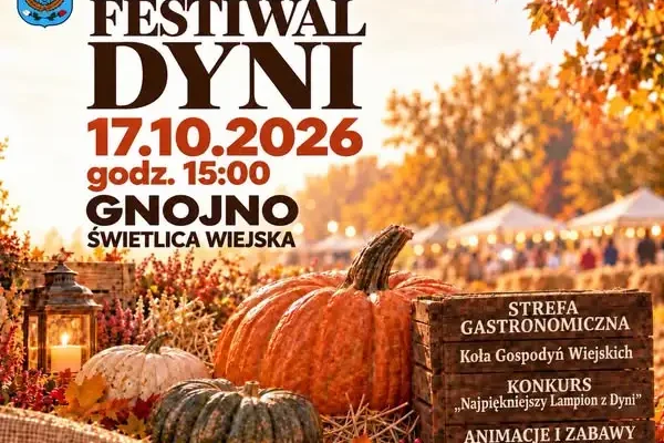 Gminny Festiwal Dyni w Gnojnie – 17 października 2026