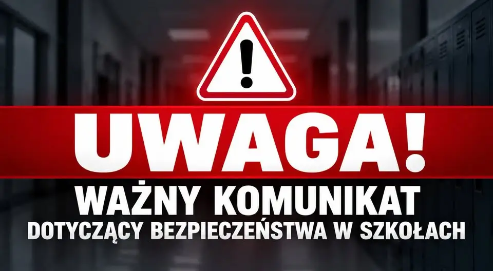 Burmistrz Kruszwicy uspokaja: patrole Policji w rejonie szkół, apel o rozwagę