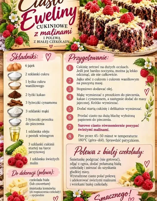 Ciasto cukiniowe Eweliny – czwarty przepis w kulinarnym cyklu PTTK Kruszwica