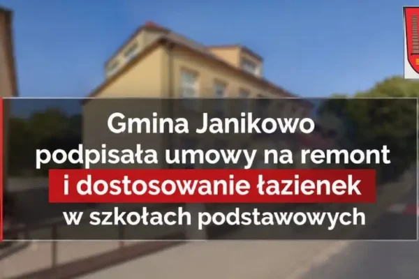 Janikowo: 300 tys. zł na dostępne toalety w pięciu szkołach podstawowych