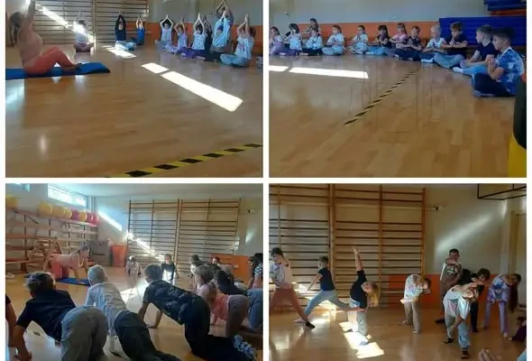 Światowy Dzień Zdrowia Psychicznego w Szkole w Janikowie – joga dla najmłodszych