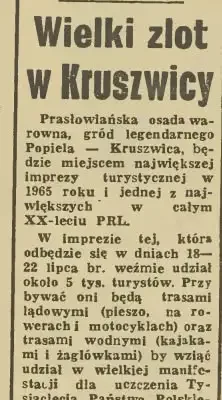 Klub Motorowy „Ziemowit” i zlot „Szlakiem Piastów” – karta z historii PTTK w Kruszwicy
