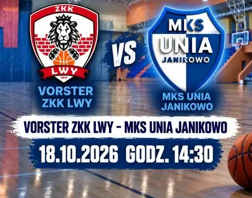 Koszykarze MKS Unii Janikowo zagrają na wyjeździe ze Zduńskiej Woli