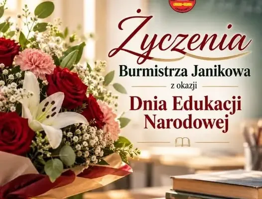 Dzień Edukacji Narodowej w Gminie Janikowo – życzenia od burmistrza