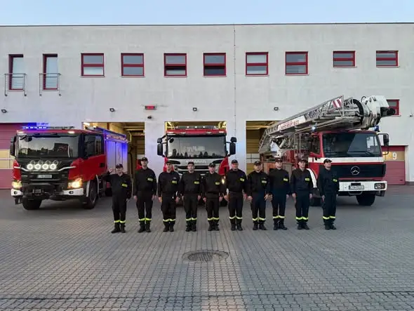 Hołd dla strażaków z Niska – syreny zawyły w Inowrocławiu