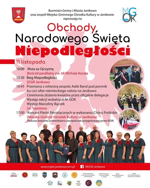 Janikowo zaprasza na obchody Narodowego Święta Niepodległości