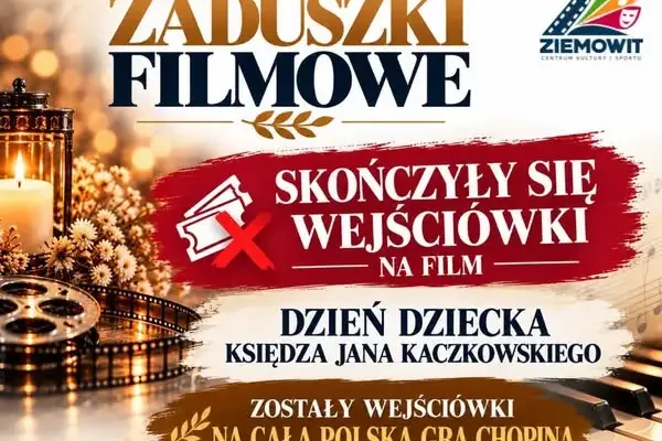 Zaduszki Filmowe w CKiS „Ziemowit” – wejściówki na film o ks. Kaczkowskim już rozdane