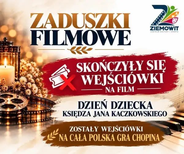 Zaduszki Filmowe w CKiS „Ziemowit” – wejściówki na film o ks. Kaczkowskim już rozdane