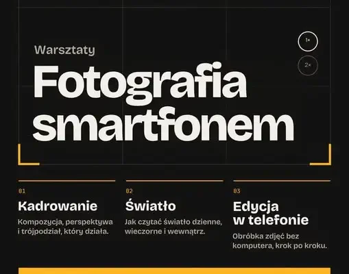 Bezpłatne warsztaty fotografii smartfonem w GOKSiR Dąbrowa Biskupia