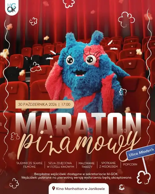 Maraton piżamowy w Kinie Manhattan w Janikowie – 30 października 2026