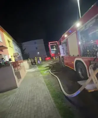 Pożar piwnicy w Polanowicach – sprawne działania strażaków zapobiegły tragedii