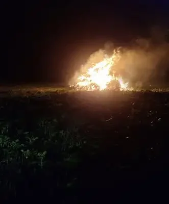 Pożar stogu w Gocanowie – akcja strażaków z OSP Kruszwica i okolic