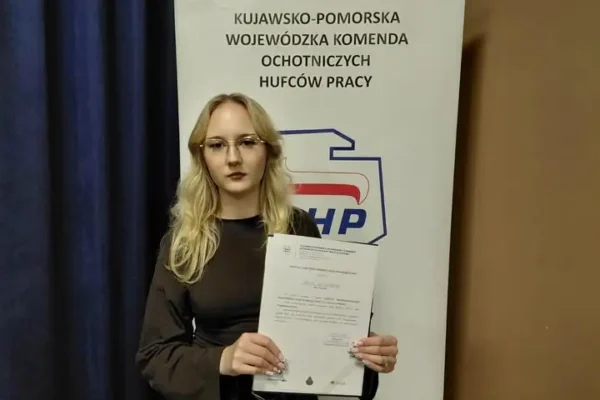 Emilia Lewandowska z Inowrocławia wiceprzewodniczącą Wojewódzkiej Rady Młodzieży OHP