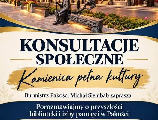 Pakość: konsultacje społeczne o przyszłości biblioteki i izby pamięci