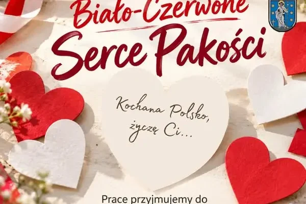 Biało-Czerwone Serce Pakości – gmina zaprasza do wspólnej inicjatywy na Święto Niepodległości
