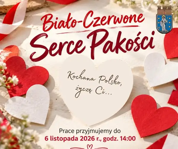 Biało-Czerwone Serce Pakości – gmina zaprasza do wspólnej inicjatywy na Święto Niepodległości