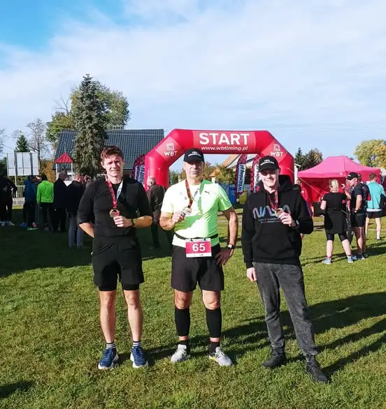 Inowrocławscy strażacy na V Biegu Ogniomistrza w Wielkim Wełczu